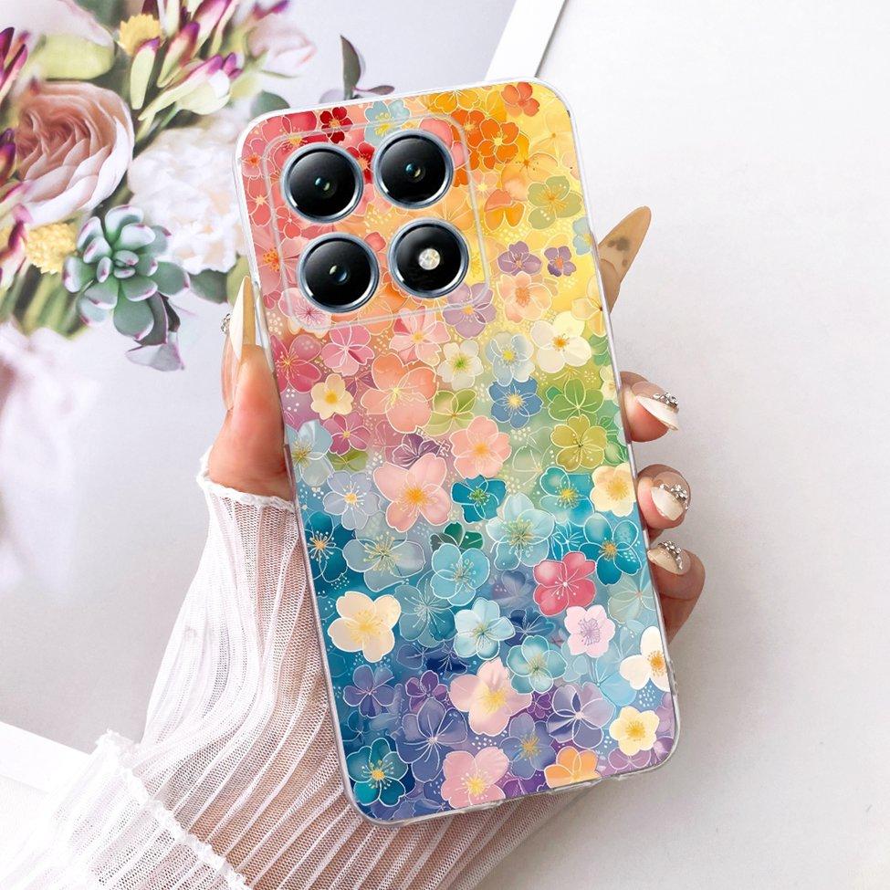 Transparent Casing For Xiaomi 14T Pro Case Cute Cat Luxury Fashion Butterfly Funny Cool Painted Cover 2407FPN8EG