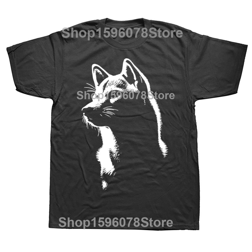 Funny Shiba Inu Face Art Design For Dog Owner Graphic T-shirts Men Fashion Casual Tshirt 100% Cotton Loose Oversized T Shirt