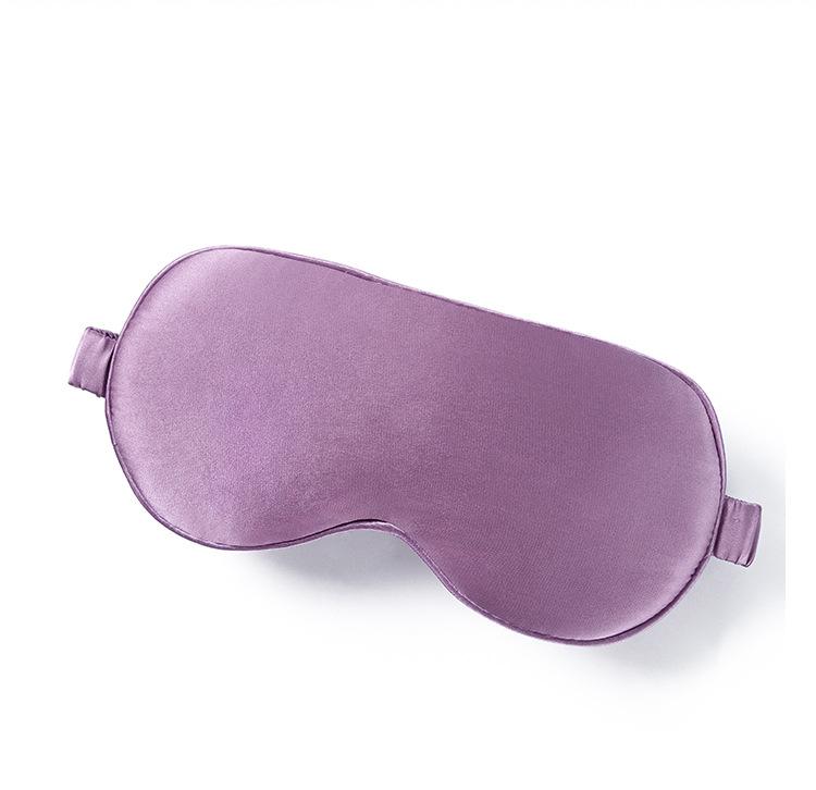 

Mulberry silk eye mask Adjustable double-sided 16 mmi silk eye mask for sleep світло-фіолетового кольору