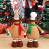 New Christmas Retractable Doll Christmas Elk Doll Home Decoration Doll Christmas Ornament Window Ornament