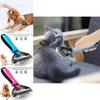 Ergonomic Pet Hair Remover Comb With No-scratch Rounded Outside Teeth For Safe Grooming