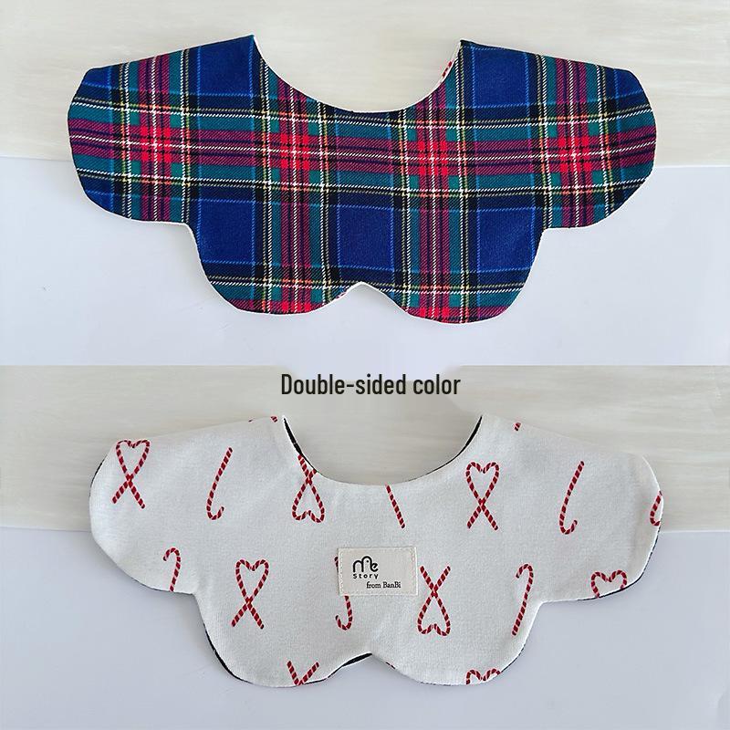 Storyme Double-Sided Korean Baby Drool Bib With Side Label, Suitable for 0-2 Years