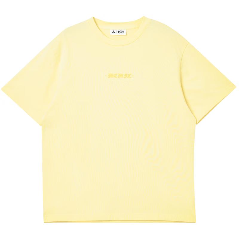 

JACK&JONES Men s Heavyweight Cotton Loose Fit Gothic Print T-Shirt XXS