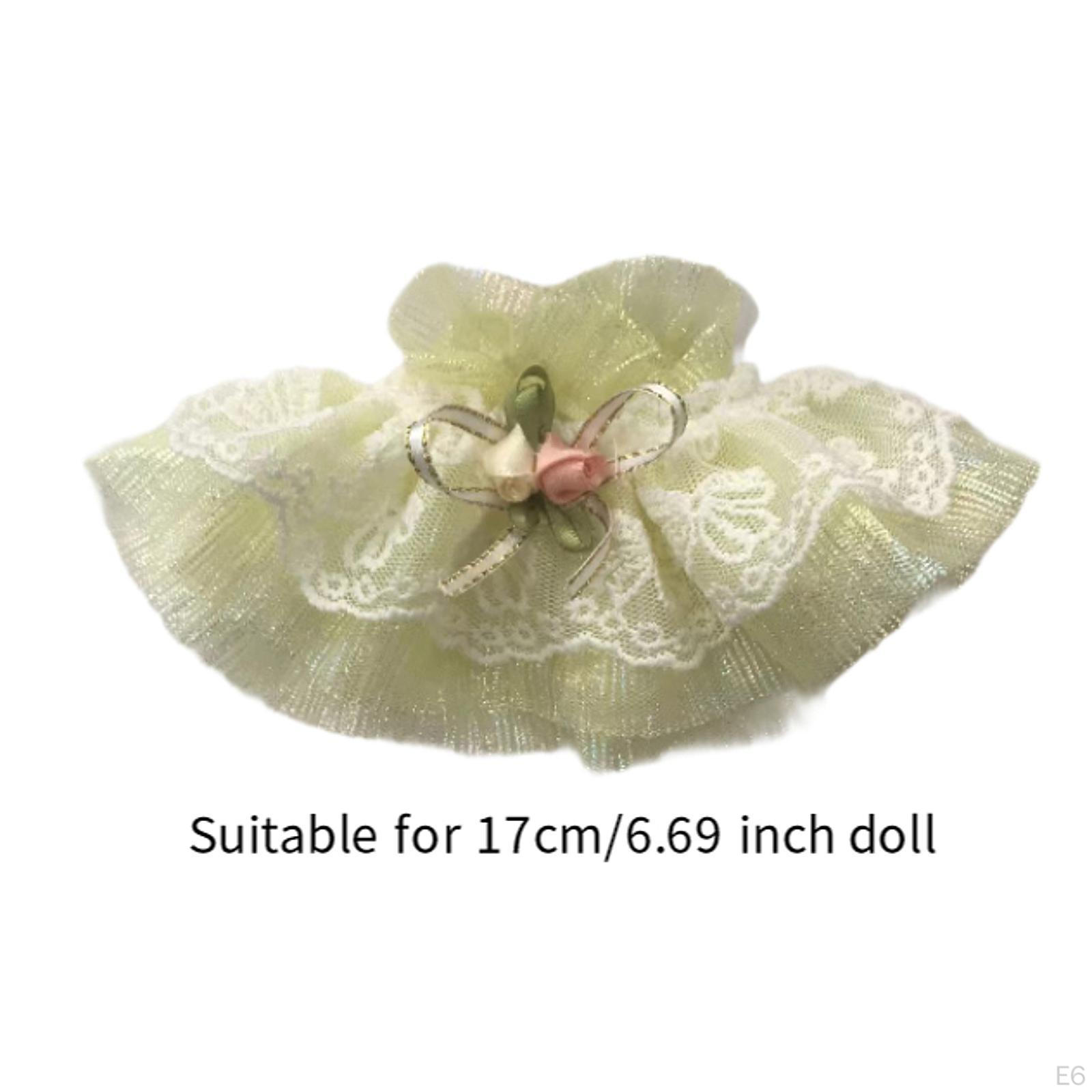 Платье для куклы 17 см Мультяшный детский костюм Аксессуар Мода Плюшевые аксессуары — фото 5