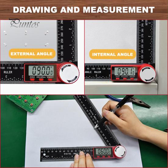 Angle Ruler Measuring Tool Digital Display Easy To Read High Accuracy Multipurpose Precision Angle Gauge Measuring Tool