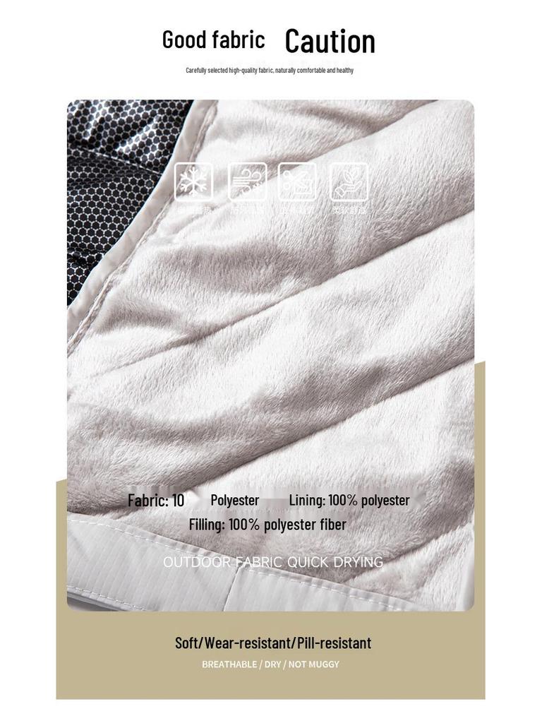 2025 Podzim/Zima Pánská Lehká Teplá Bavlněná Vesta Bez Rukávů - Trendy Módní Styl