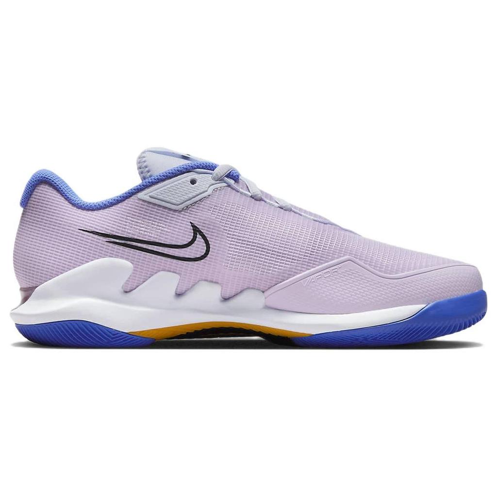 Womens NikeCourt Air Zoom Vapor Pro 'Doll Medium Blue' (women's sizes) Football Grey / Doll / Medium Blue / Black Tennis Shoes CZ0222 001