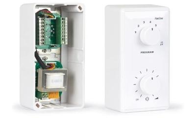 Fonestar AT-260SR - Wall-mounted 100 V Volume Regulator with 6-input Switch and Housing., Fonestar