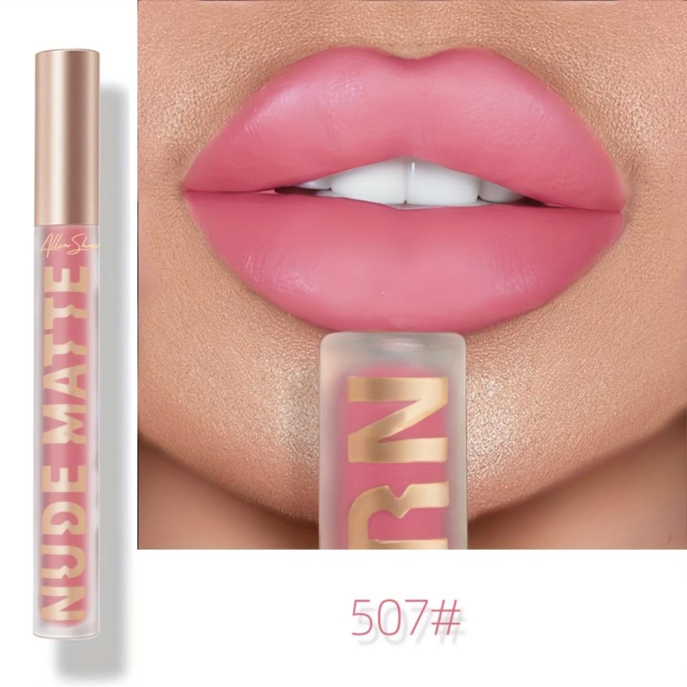 Matte Liquid Lipstick - Long-lasting, non-stick, moisturizing, nude, pink and brown tones