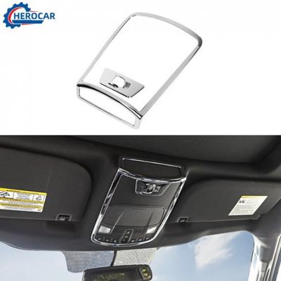Chrome Front Roof Reading Light Lamp Ring Cover Trim For Ford F-150 2015-