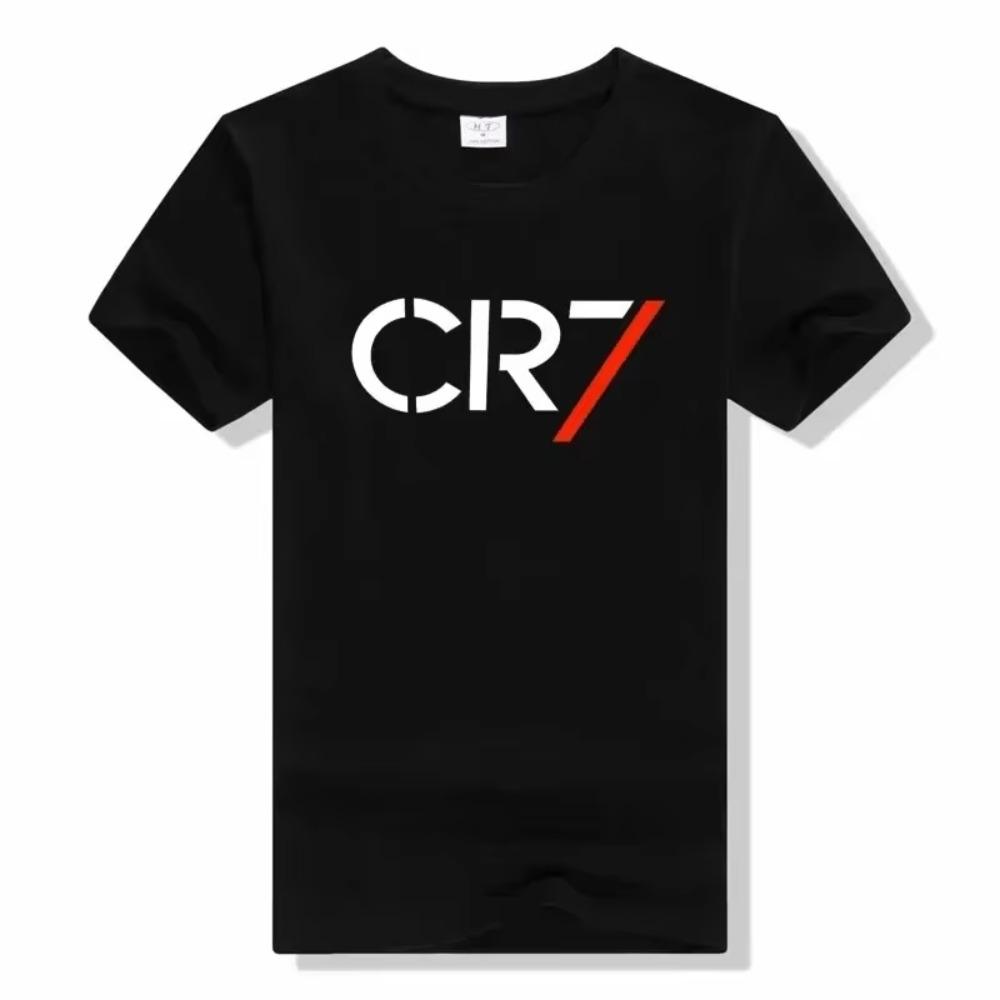 Boys Summer T-Shirt Cristiano Ronaldo T-Shirt Fashion Outdoor Leisure Training Sports T-Shirt Short Sleeve Sweatshirt