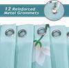 Pink Cherry Blossom Waterproof Washable Polyester Shower Curtain 180X 200Cm Bathroom Shower Curtain With 12 Hooks