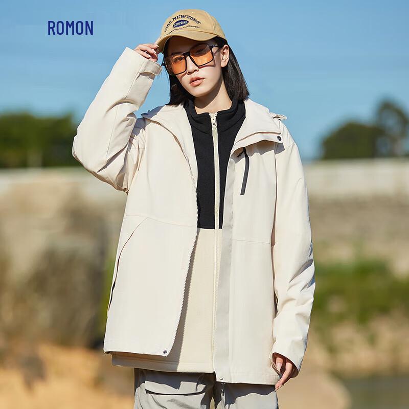 Luomeng Unisex 3-in-1 Hooded Outdoor Jacket