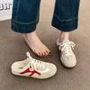 Summer Women Mules Shoes 2025 Sports Round Toe Flat Female Footwear Sneakers Platform Slip on Fashion Comfortable Half Slippers