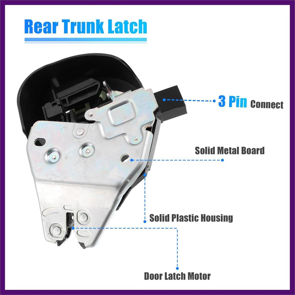 Trunk Latch Lock Actuator 74851-TR0-A11 for Honda Civic 2012 Engine Tailgate Door Latch Lock Actuator Motor Premium Fit Design