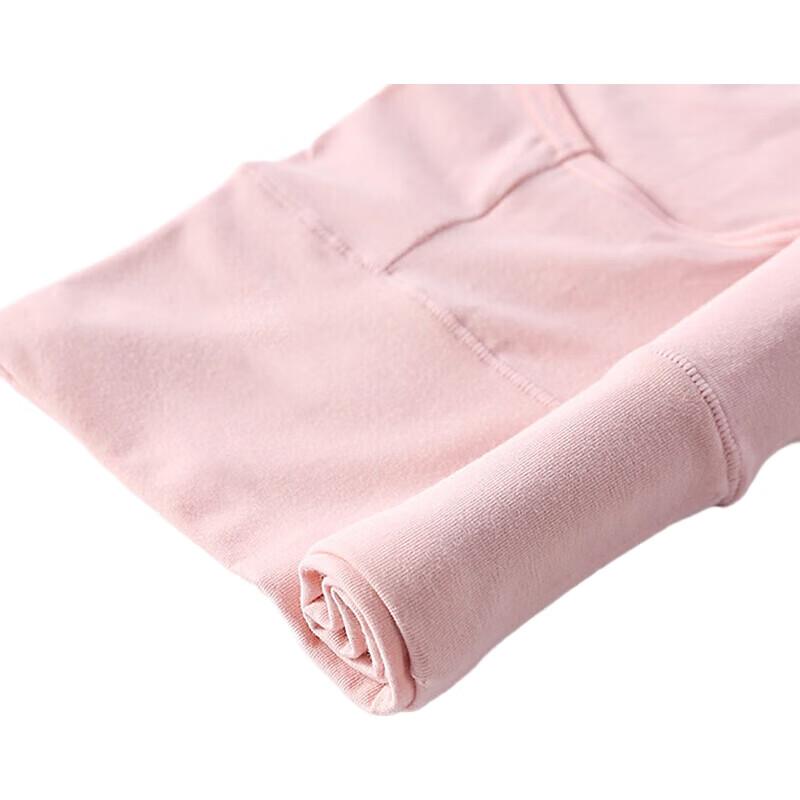LangSha High-Waisted Women's Underwear, 4 Pairs, Pure Cotton Antibacterial Crotch, Ladies' Tummy Control Comfortable Plus Size Cotton Triangle Panties
