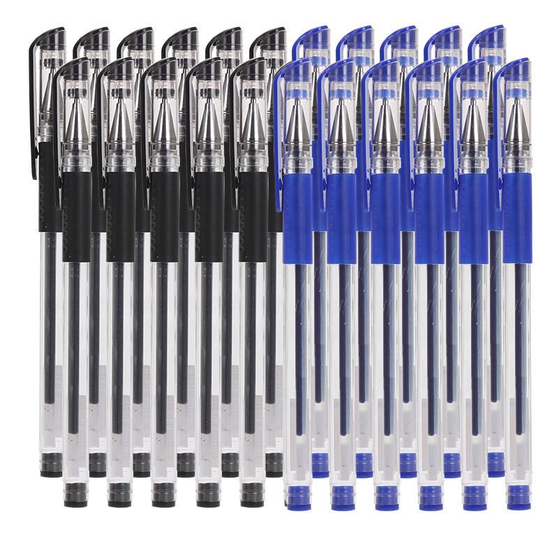 100 Black 0.5mm Water-Based Signature Pens for Office Use - Ballpoint Carbon Writing Pens