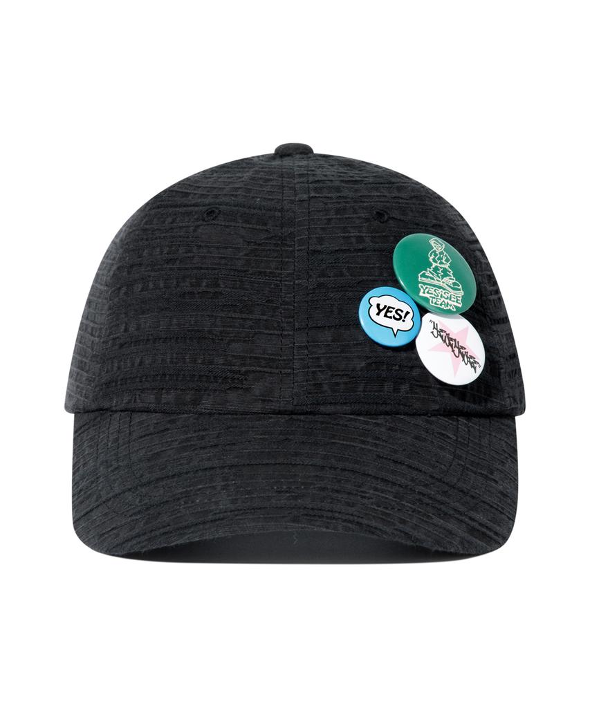 YESEYESEE Y.E.S Pin Cap Black