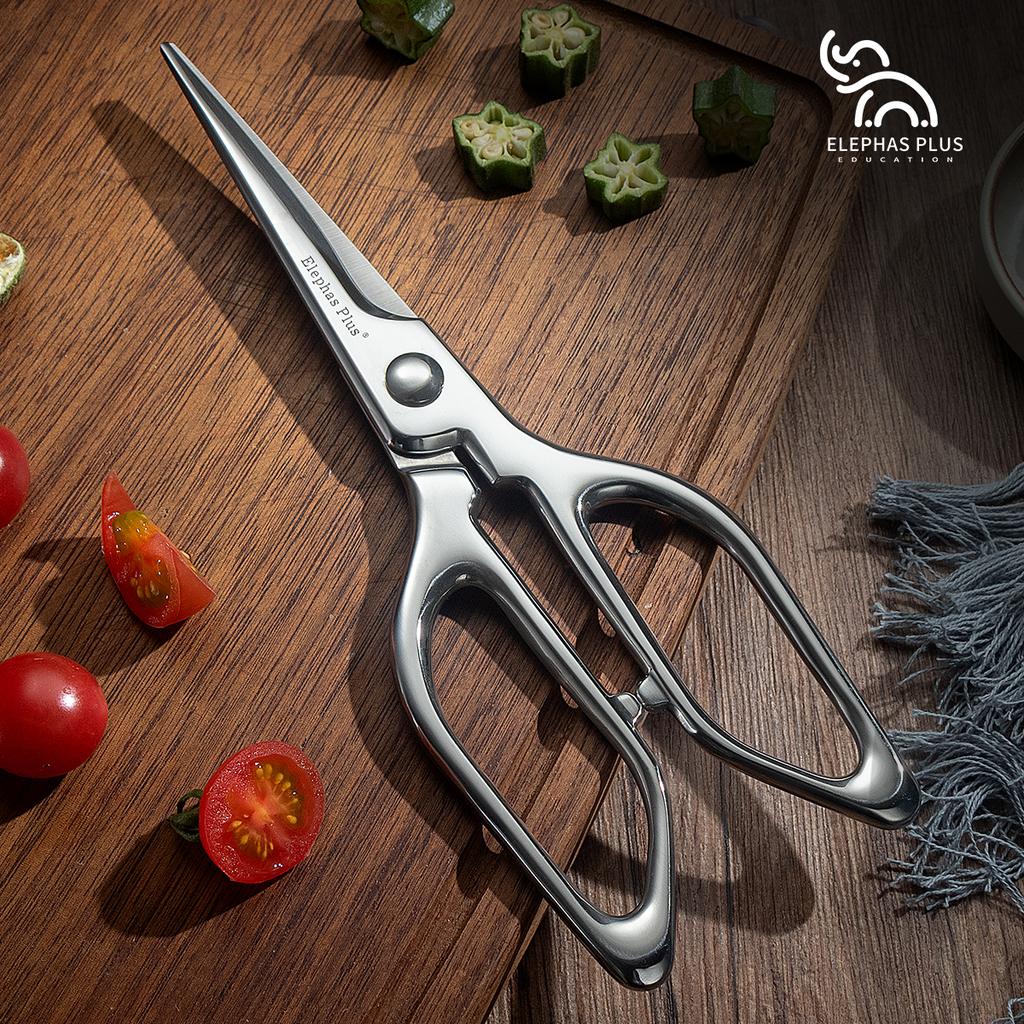 Premium Steel Kitchen Shears Ergonomic Poultry Fish Bone Scissors Culinary Tool Set with Gift Packaging Professional5
