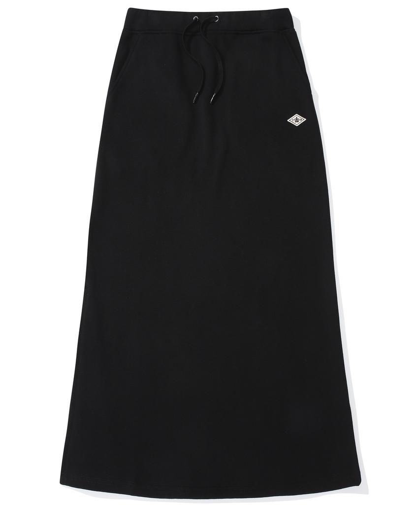 Columbia University 1754 Crown Fleece Long Skirt Black