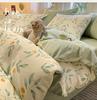 Small Fresh Flower Cotton Printed Three/Four Piece Bedding Set with Branches and Simple Dreams