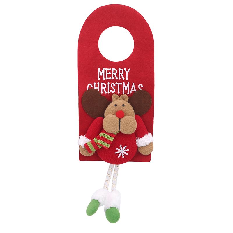 

Christmas Hanging Decoration Velvet Santa Claus Elf Doll Label Hanging Ornament Xmas Tree Pendant Merry Christmas Supplies 29 x 13.5cm
