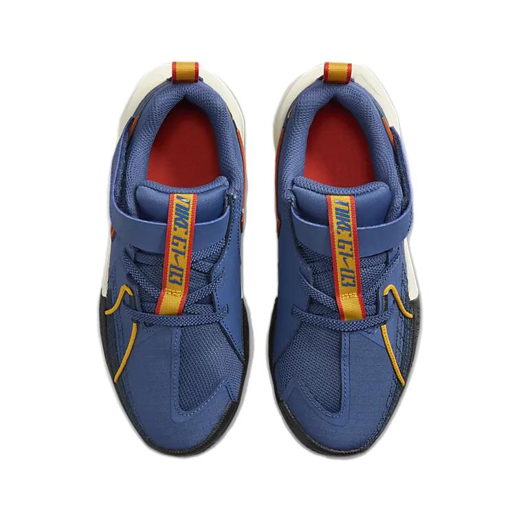 New Nike Air Zoom G.T. Cut 3 Anti-Slip Wear-Resistant Low-Top Children's Basketball Shoes Blue Children Aged 3-7 Years Old FV5628-400