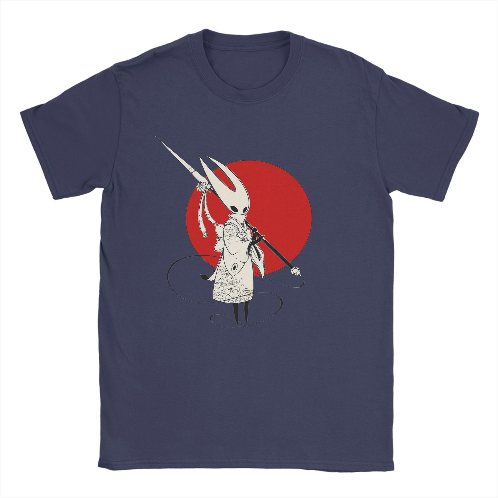 

Hornet in a Japanese Outfit Silksong Hollow Knight T Shirts Men s 100% Cotton T-Shirt Round Neck Tee Shirt Clothes Plus Size 4XL
