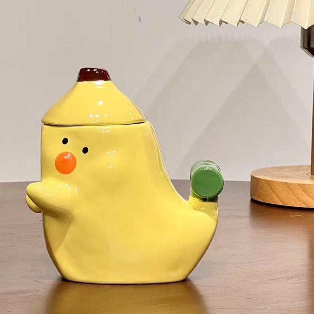 Bananentasse wie Bananenfarbe Paar Tasse Keramiktasse für Freundin Mann Wasserbecher Paartasse Paar Modell