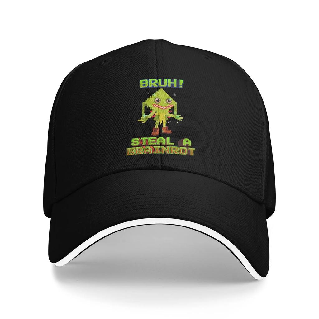 Steal A Brainrot Game Baseball Caps Hip Hop Sandwich Caps Unisex Adjustable Dad Hat Outdoor