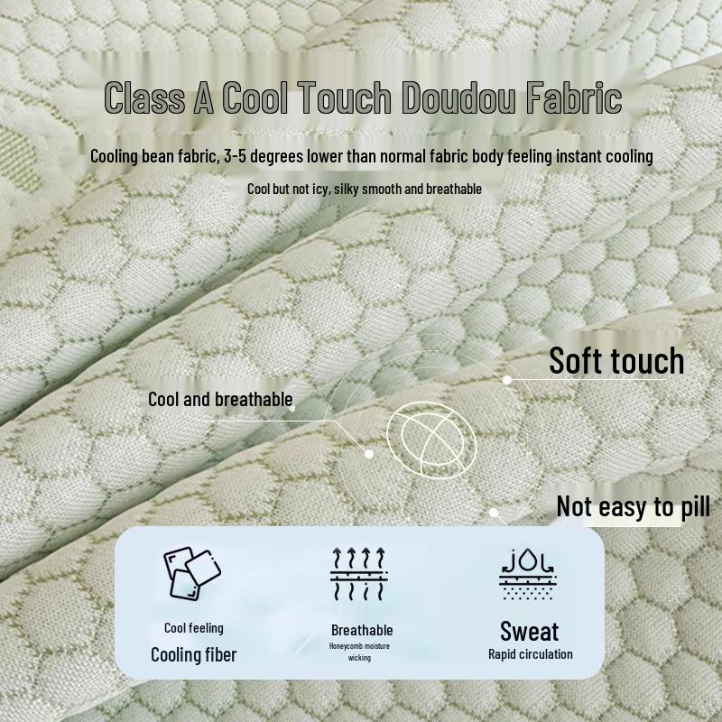 Summer Cool Ice Silk Mattress Topper: Soft, Cooling Bed Sheet for Air Conditioning Comfort