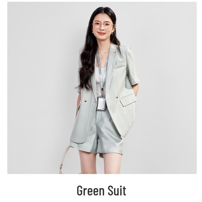 

2026 Women s Elegant Professional Suit Set - Lightweight Summer Style for the Workplace XL