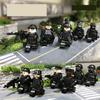 12 pièces/set Figurines de Soldats Militaires Swat Blocs de Construction Assemblés Jouets Éducatifs Pour Garçons Cadeaux