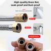 Reinforced Handheld Shower Head Hose Brass Nut Replacement Hose Universal Shower Hose  Home Hotel