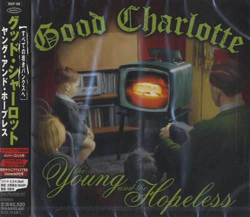 

CD GOOD CHARLOTTE - The Young And The Hopeless EICP199 Epic 2003 Япония Рок Б/У