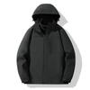 Men Women 3-in-1 Winter Outdoor Jacket With Removable Fleece Liner Windproof Waterproof Hooded Parka Hiking Camping Skiing