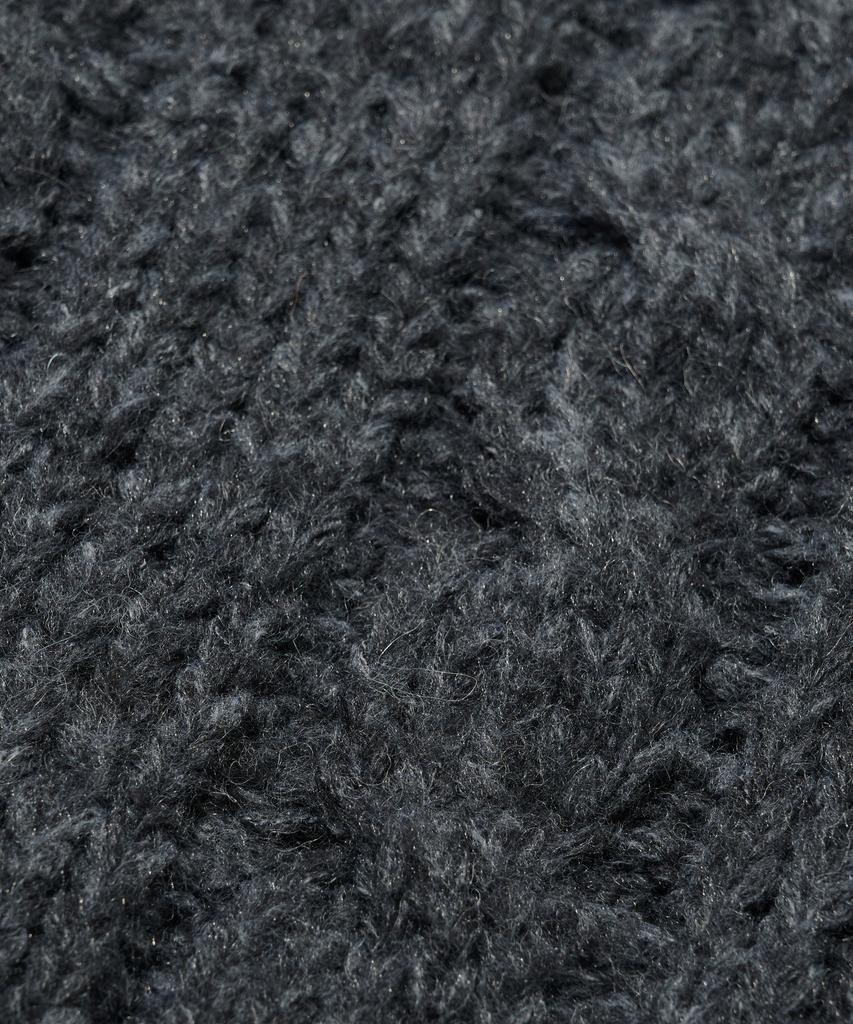 OTHERFITS Alpaca Henley Neck Knit (Charcoal)