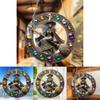 Enchanting Acrylic Magic Gem Witch Cartoon Character Decorative Pendant For Outdoor Use