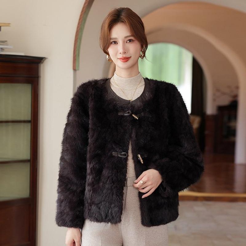 

Высококачественная одежда для мамы осень-зима короткая куртка из искусственного норкового бархата для женщин среднего возраста зимняя одежда с утолщенным тепловым верхом 5XL [Recommended 150-80 kg]