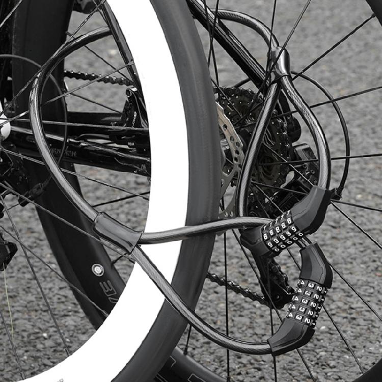 Diebstahlschutz Fahrräder Kabelschloss Hohe Sicherheit Zahlenschlösser Ersatz Doppelkopfwählschloss Fahrradzubehör