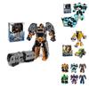 Battle Tank And Fighter Jet Model Transforming Robot Mech Toy Interactive Toy For Kids Plastic Material
