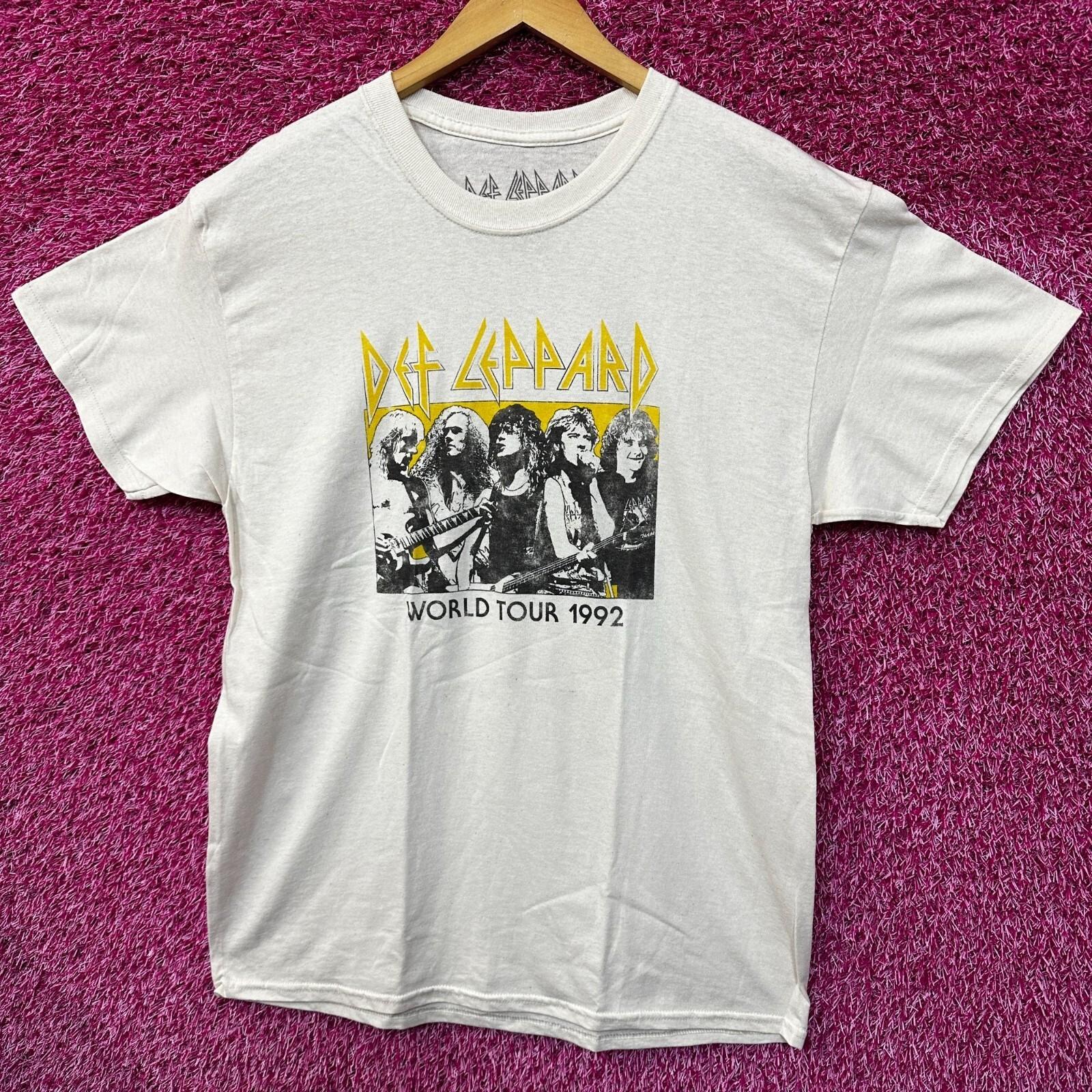 Def Leppard World Tour 1992 Rock Tshirt size Large XXXL