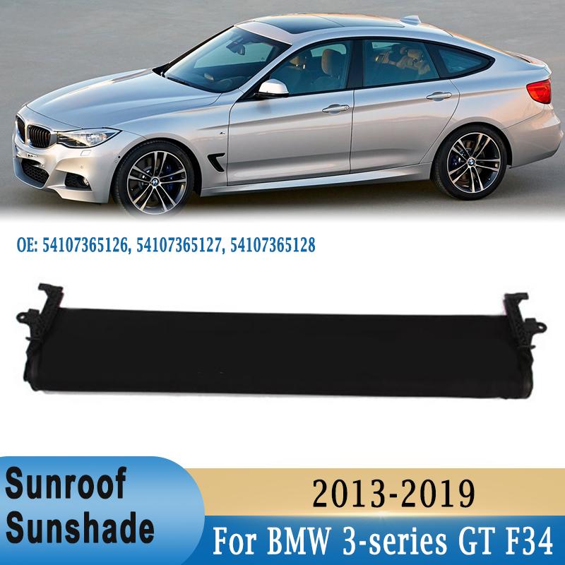 Car Panorama Sunroof Roller Blind Sunshade Curtain Cover Assembly for BMW 3-Series GT F34 2013-2019 320i / 328i / 335i GT xDrive