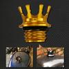 Motorcycle Crown Style Vented Fuel Tank Cap CNC Oil Cap Fuel Gas Tank Cover For Harley Sportster Dyna Softail Touring Road King