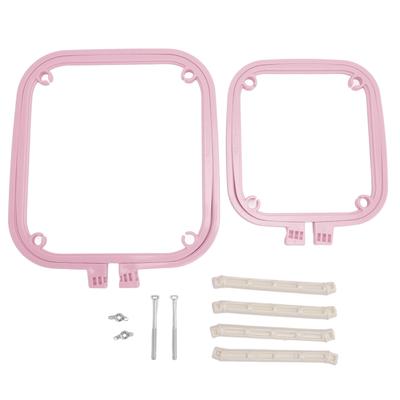 Double Layer Embroidery Frame Stitch Hoop Stand Adjustable Integrated ABS Needlework Holder Tool