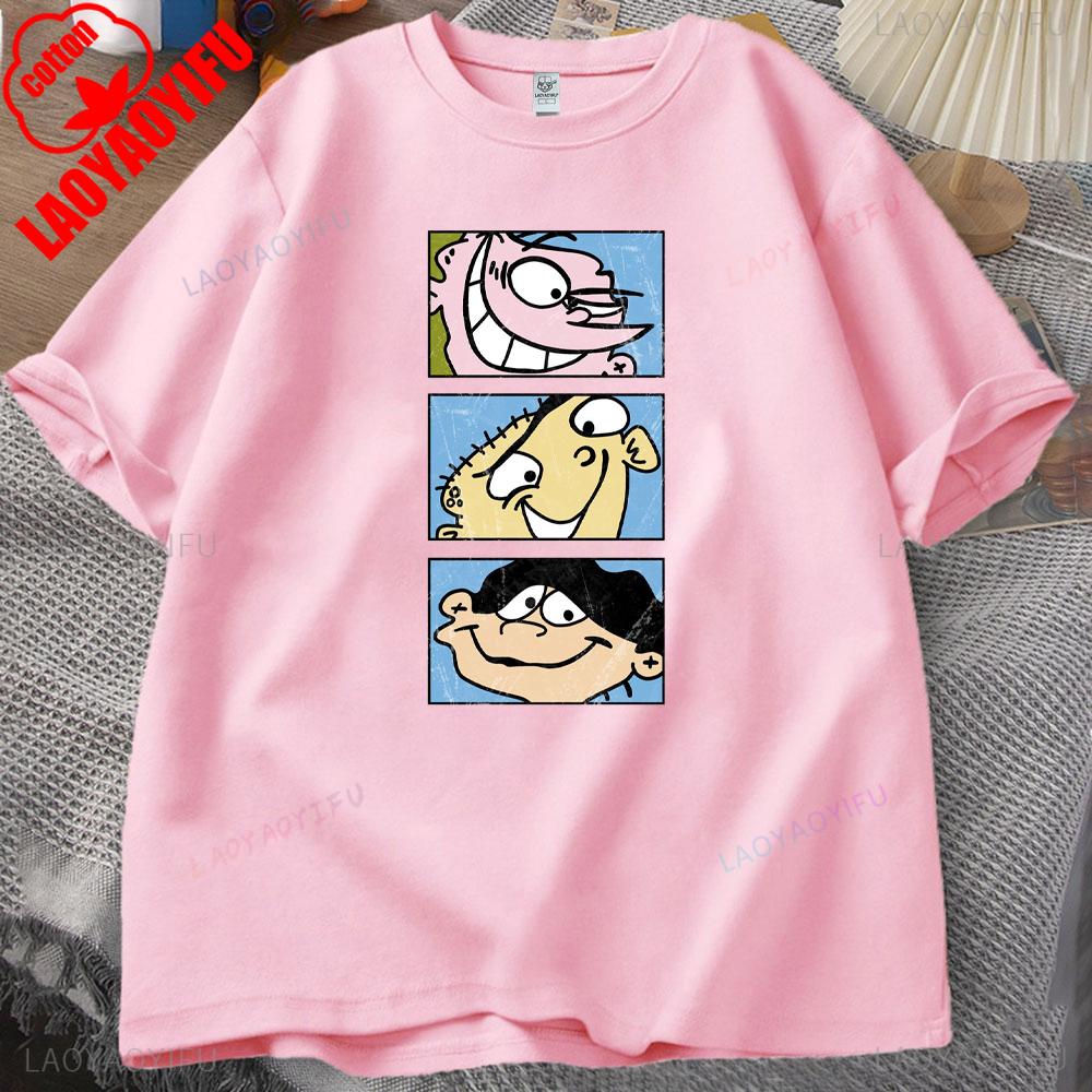 EdEdd N Eddy Unisex T Shirt EdEdd N Eddy Printed Tshirt Tops EdEdd N Eddy 90s Funy T Shirt Cartoon Figure High Quality Cotton