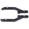 Motorcycle Windscreen Adjuster, Black, Compatible with NC750X 2021, Aluminum Windshield Bracket, Adjustable, Motorcycle Parts