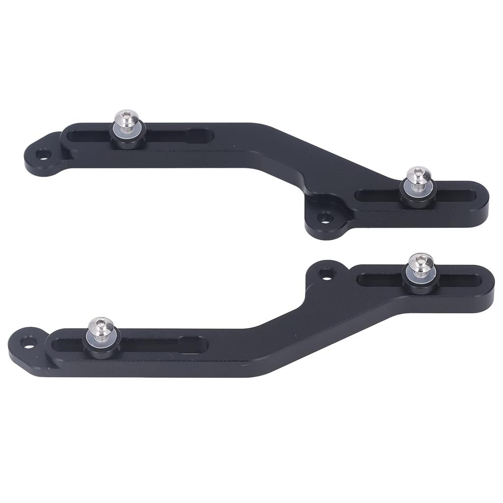 Motorcycle Windscreen Adjuster, Black, Compatible with NC750X 2021, Aluminum Windshield Bracket, Adjustable, Motorcycle Parts