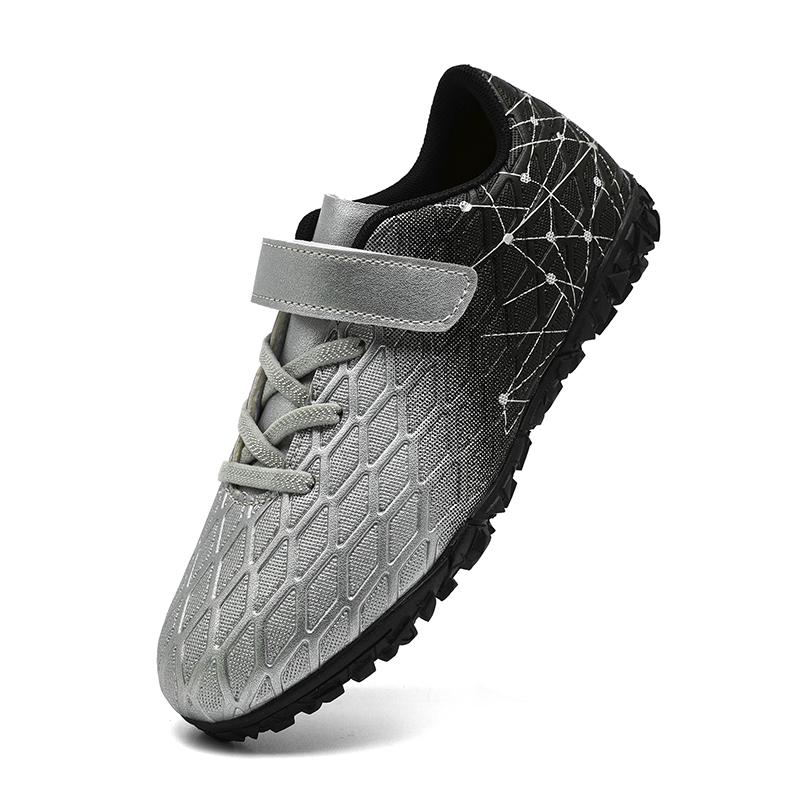 Non Slip New Boy's Soccer Shoes Girl's Cleats Outdoor Match Training Sport Football Boots Men Long Spikes Comfortable Breathable