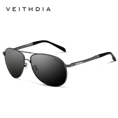 VEITHDIA Marka Erkek Güneş Gözlüğü Polarize Lens güneş gözlüğü Erkek Moda Gözlük Aksesuarları 3320